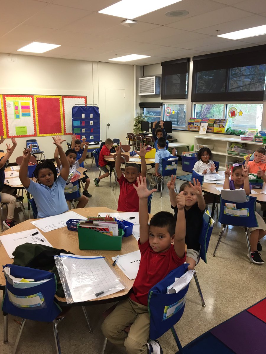 ...and the answer is...show me on your fingers! <a href="/BaltzBears/">Baltz Elementary School</a> #WeAreBaltz
