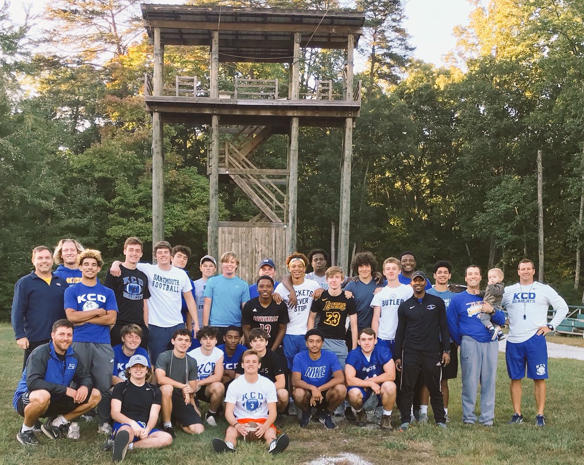KCDFootball1's tweet photo. Great to be at Camp over Fall Break with this team. Kids have busted their tails and improved every week, looking forward to seeing them finish! #Bearcats #CountryLakeTradition https://t.co/6ozH6Onjk8