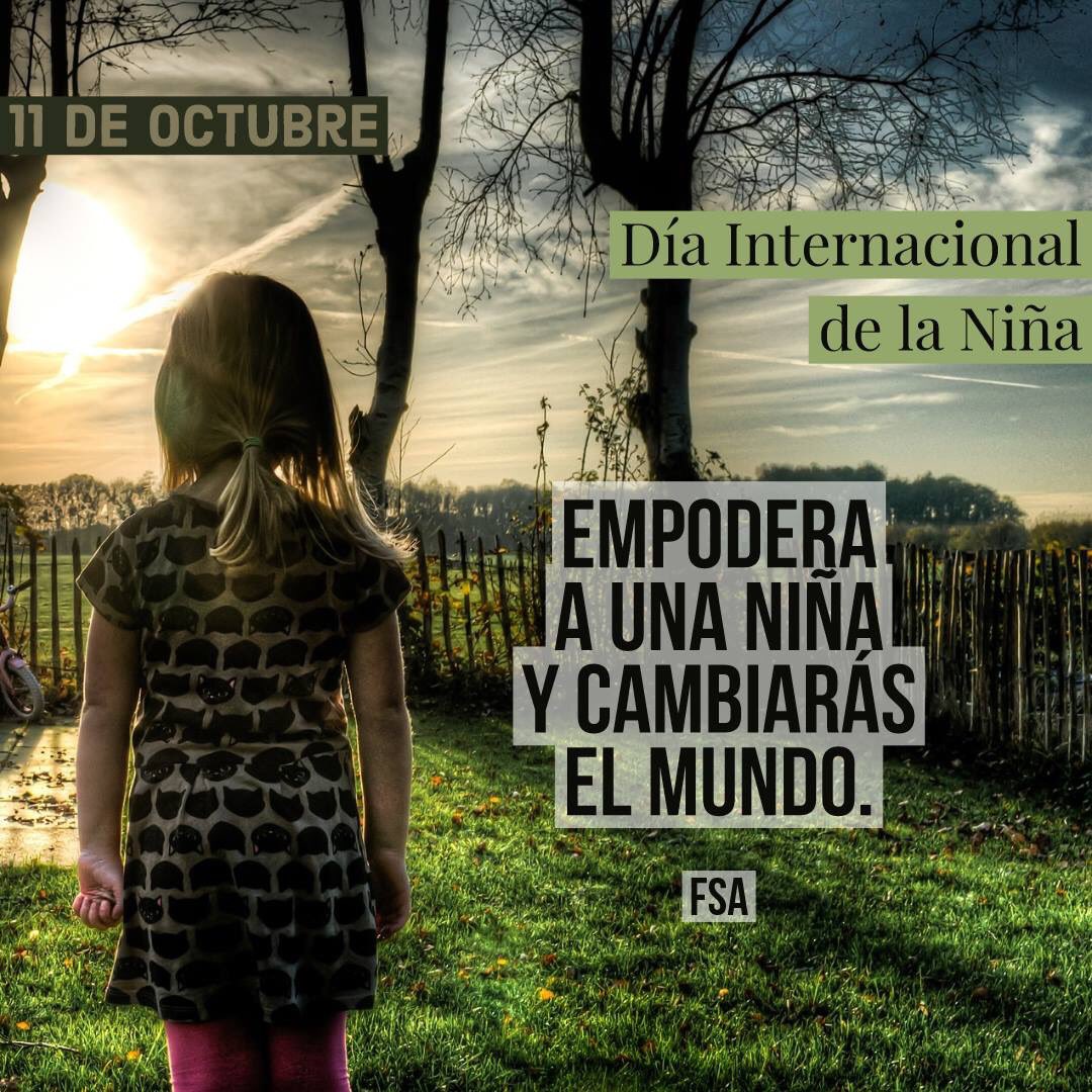 #FantasmaSinAmor #DiaInternacionalDeLaNiña #NiñasConIgualdad #IdentidadFemenina 
<a href="/gaiaplanetazul/">Gaia Planeta Azul</a> <a href="/belindapop/">Belinda</a>