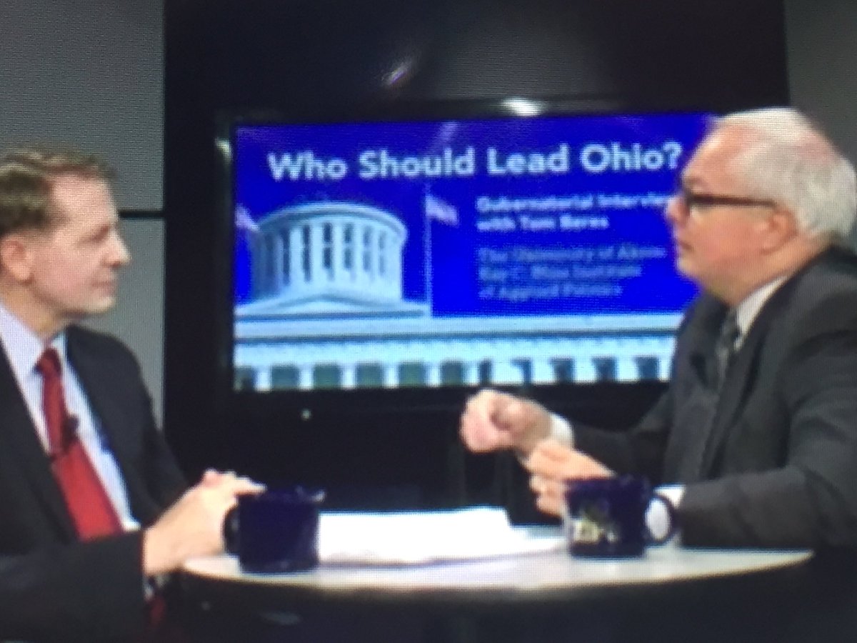 TomBeres's tweet image. The Ohio Governor's race is CLOSE.
Watch my wide-ranging interview with Richard Cordray. We discuss opioids, job creation, Cordray-bashing ads and health care....Plus a state panel he will create to help the cause of women's equality and protection. On WKYC.com