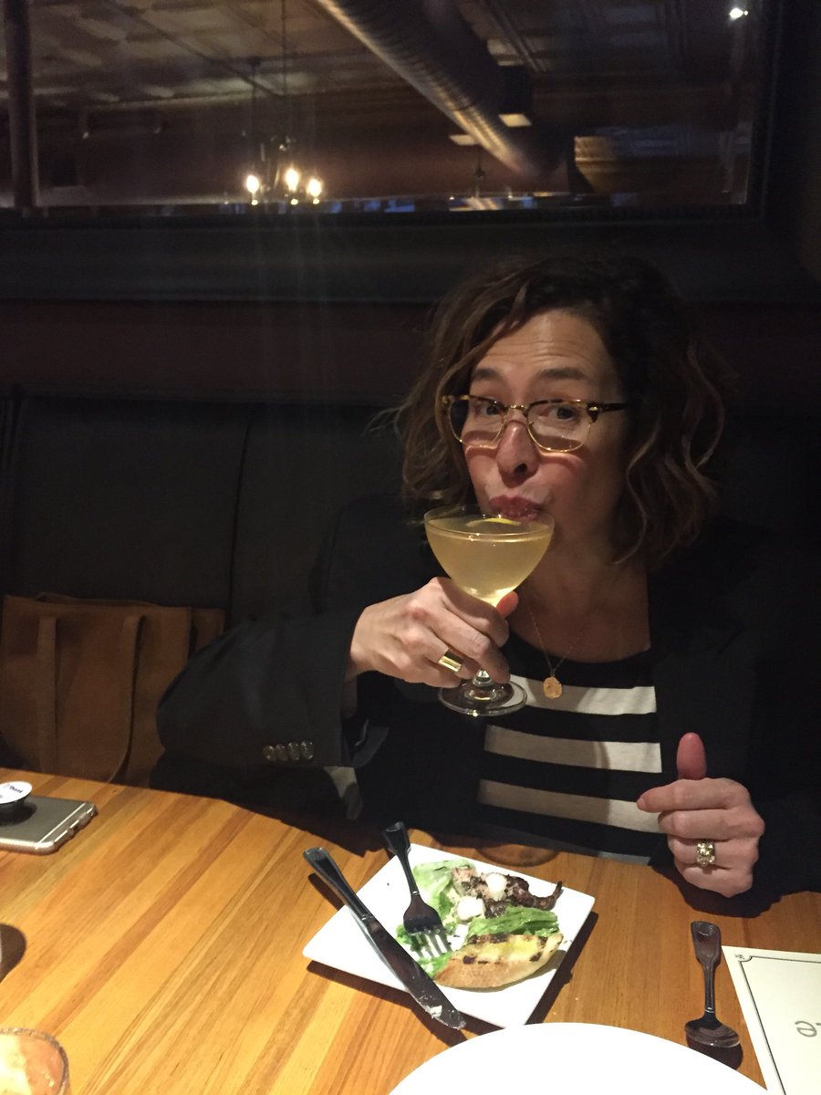 deckbro's tweet photo. @TheMissGabiSams Birthday dinner @toftestable round one grilled octopus, Cesar salad, braised pork belly and a craft cocktail #bdayweek https://t.co/swOAgPIwwi
