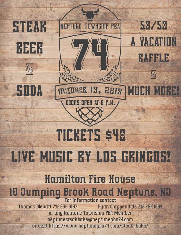 NeptunePBA74's tweet photo. @APCmtyEvents @AsburyParkFire @tom_arnone @seantkean
Get your tickets before they sell out. Visit our website https://t.co/gjRuyAJgBd and our FB Event https://t.co/t8NqztlbrR 
-
#NTPBA74 #neptunenj #neptunepba #neptunepba74 #BackTheBlue #ThinBlueLine https://t.co/wtx6Bhs1m1