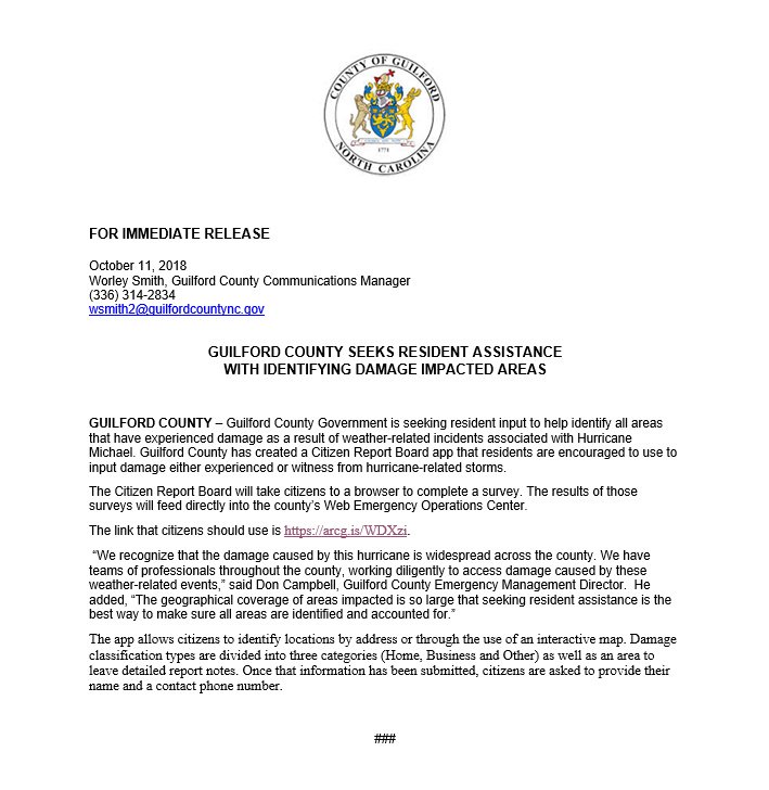 GuilfordCounty's tweet photo. @GuilfordCounty is asking for help in identifying damage throughout #CityofHighPoint from today’s storm. Use https://t.co/9epU3yPK4E . https://t.co/I7xwL1Vhso
