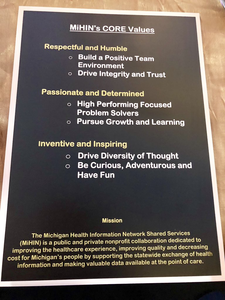 VlasicRothLLC's tweet photo. An incredible event celebrating @MiHIN’s staff and #MiHINTERNS in #Lansing this evening. Thank you to the team and leaders for engaging @VlasicRothLLC on your incredible mission to improve #healthcare #infrastructure in #Michigan and beyond. Truly an honor. https://t.co/abKB2eIDEc