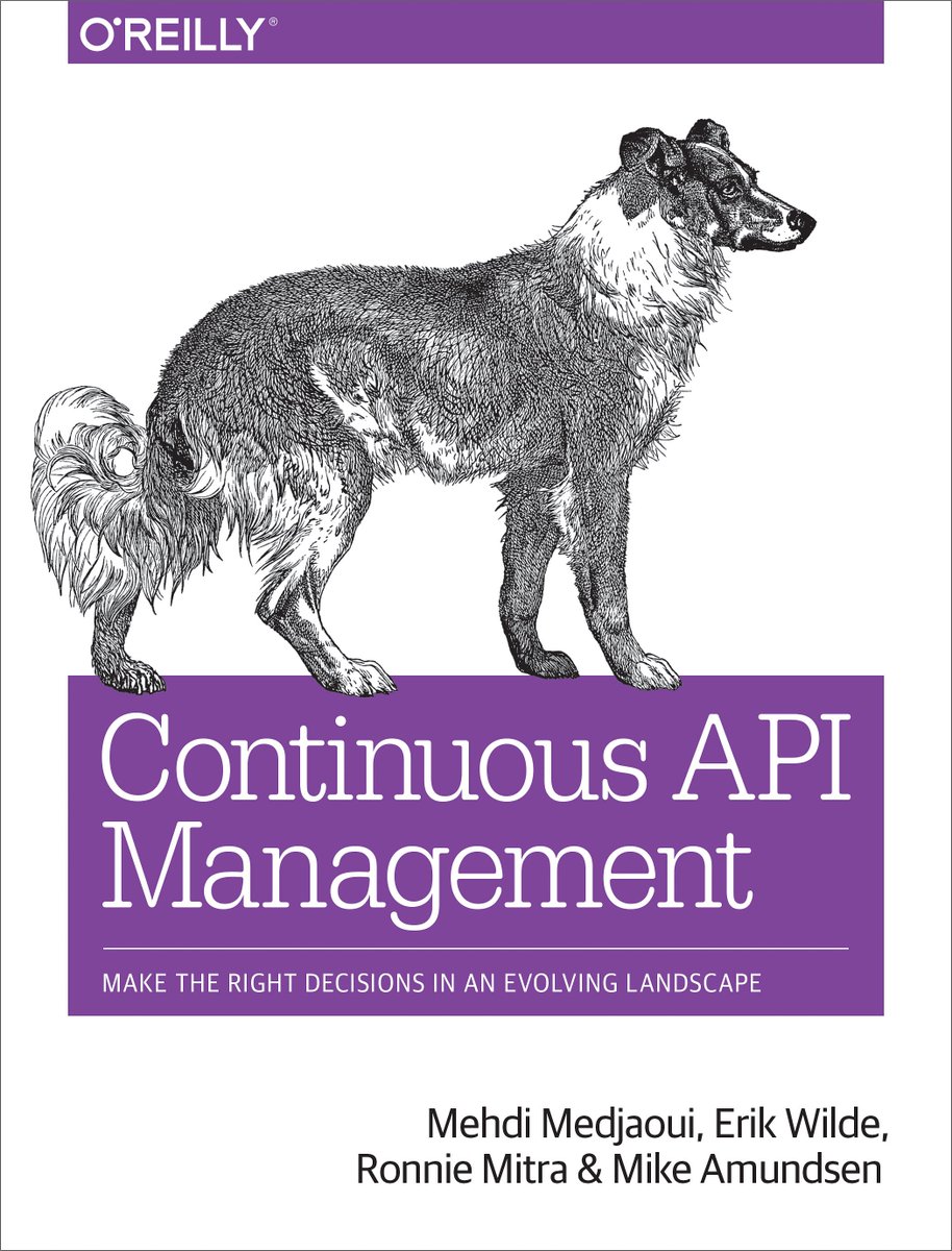 The latest book from the @apiacademy is finally here!
The #CAMBook (Continuous API Management) from @OReillyMedia is now available for pre-order: https://t.co/wArK84p2IW
Authors: @medjawii @dret @mitraman @mamund w/ foreword by @kinlane
/cc: @CAapi @CAinc https://t.co/SILXgE9wk3