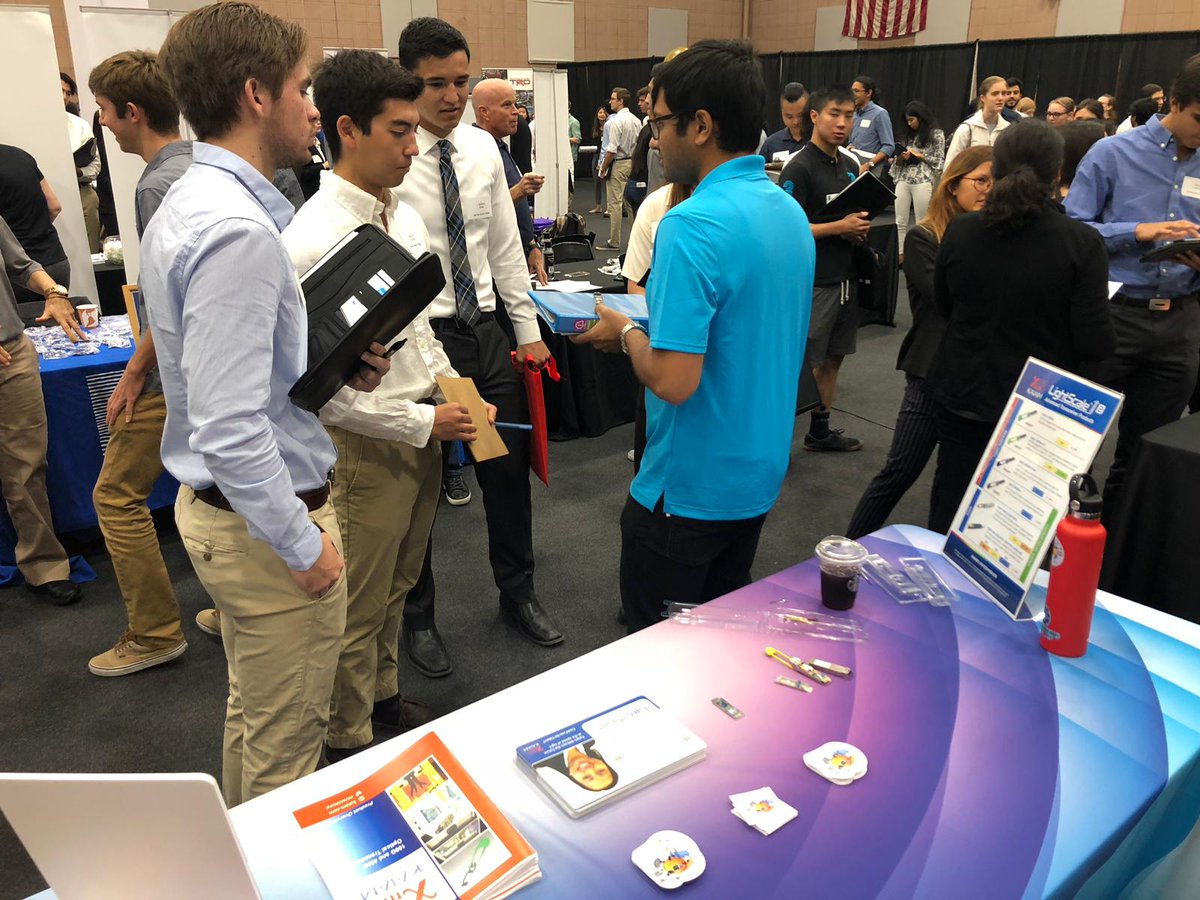 KAIAMcorp's tweet photo. Pleased to meet with so many @harveymudd students at their Fall STEM Job &amp; Internship Fair to show how they could make a career at Kaiam! https://t.co/Rtw1aQQvVG