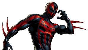 Hispanic Heritage Month. Day Twenty-Seven #108. CHARACTER. Created by Rick Leonardi & Peter David; Marvel's Spiderman 2099 first appeared in The Amazing Spiderman #365 (Aug. 1992). Miguel O'hara gets super-powers & battles corporate villainy a century from now!  @MexicanNerds