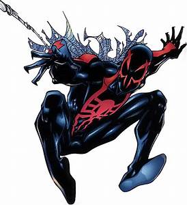 Hispanic Heritage Month. Day Twenty-Seven #108. CHARACTER. Created by Rick Leonardi & Peter David; Marvel's Spiderman 2099 first appeared in The Amazing Spiderman #365 (Aug. 1992). Miguel O'hara gets super-powers & battles corporate villainy a century from now!  @MexicanNerds