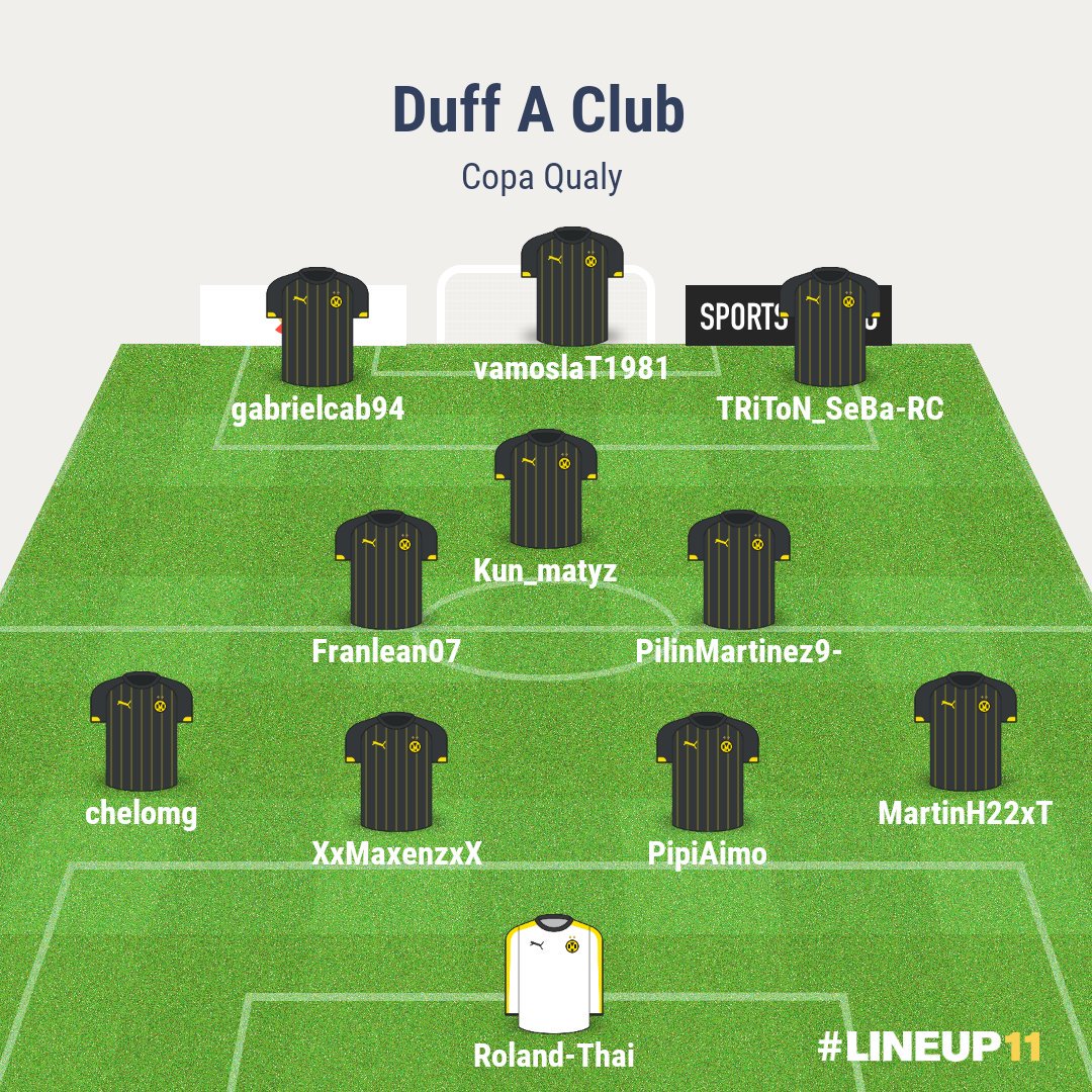 ClubDuff's tweet image. ¡COMENZAMOS LA COPA QUALY!

Este será el primer equipo en este nuevo FIFA, estamos con muchas ganas de progresar y aprender día a día