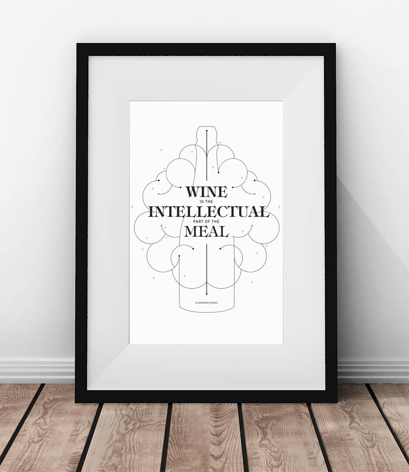 "Wine is the intellectual part of the meal." 
- Alexandre Dumas

quotatium.com/products/wine-…