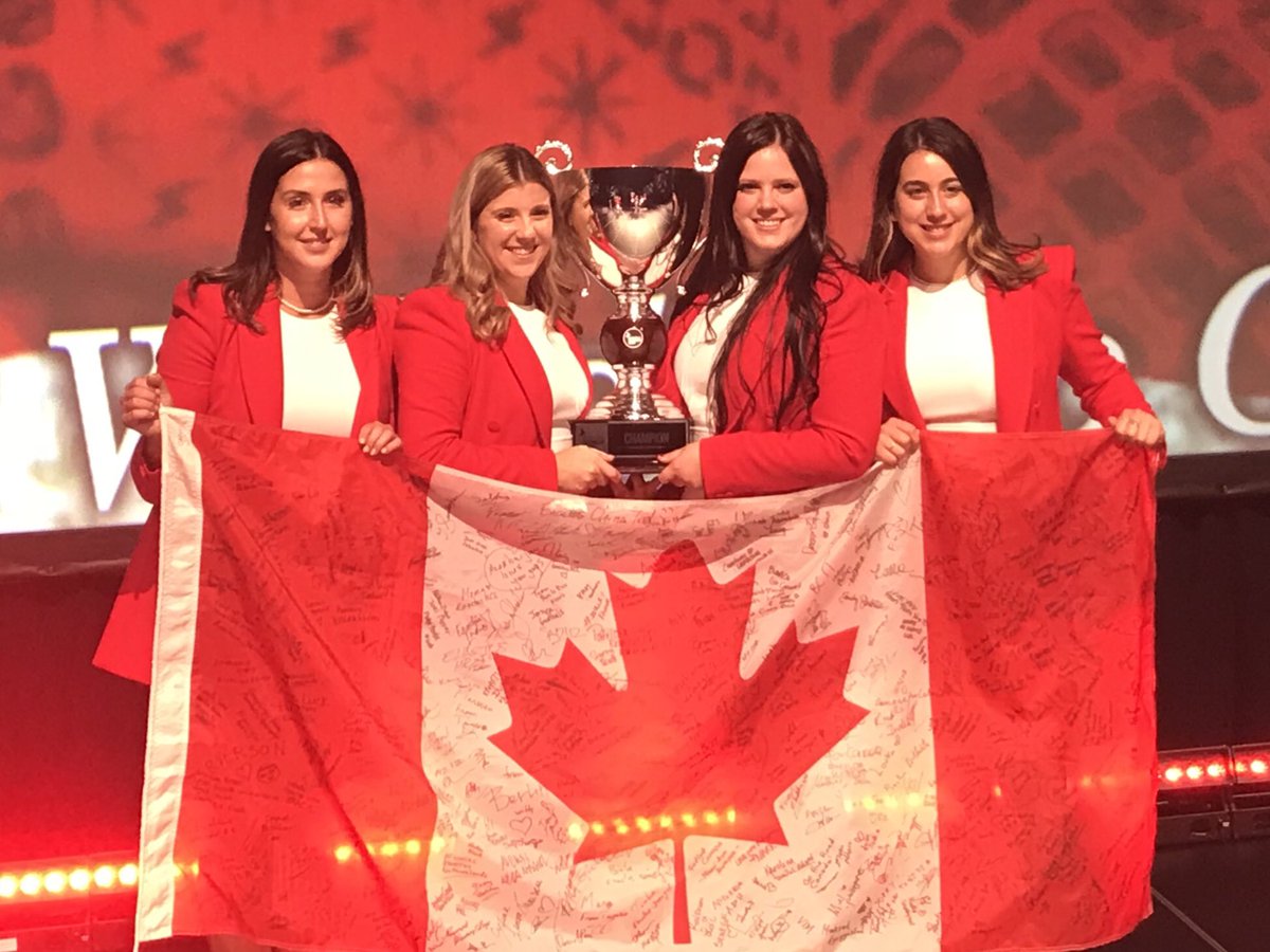 RobKardasLC's tweet photo. Team Canada @EnactusLambton @Enactus_Canada @LambtonCollege are WORLD CHAMPIONS! #EnactusWorldCup #LCpride @JustinTrudeau https://t.co/Q5a6Q9lqTP