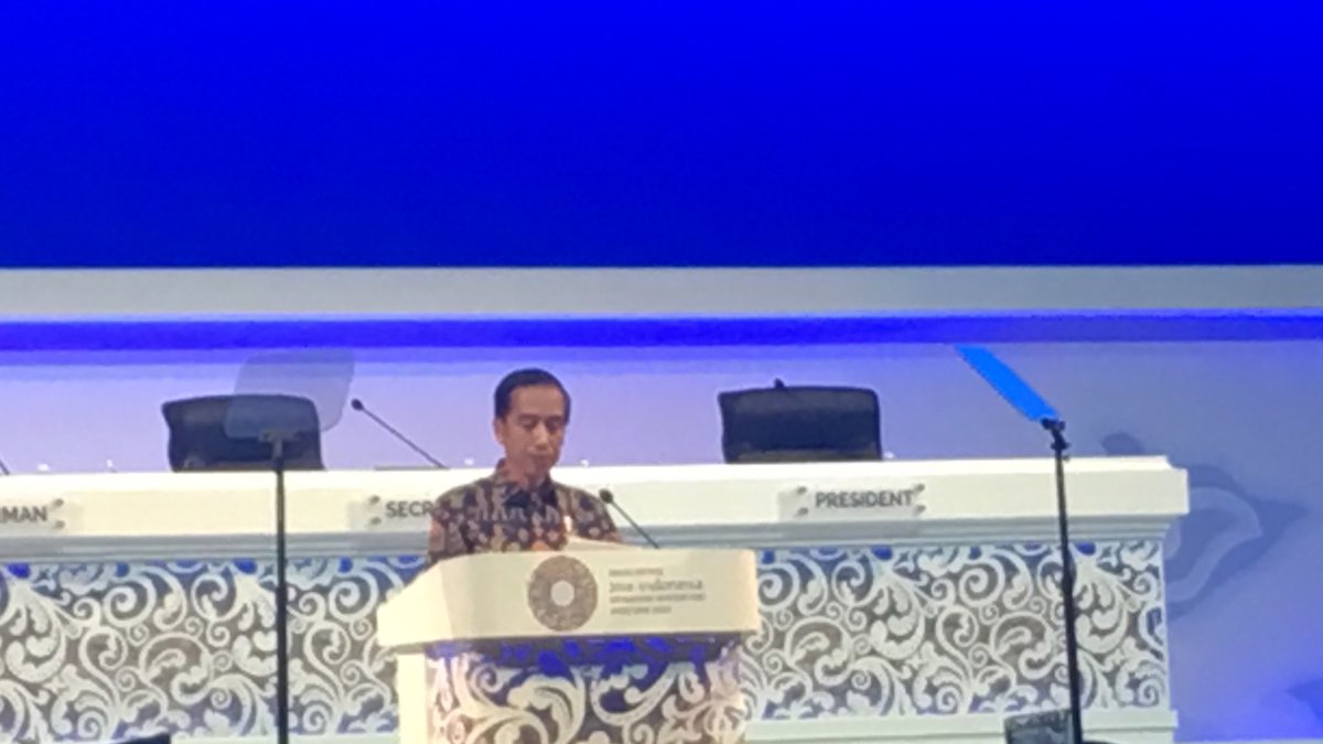 Rasmus A Kristensen On Twitter President Jokowi Adressing The