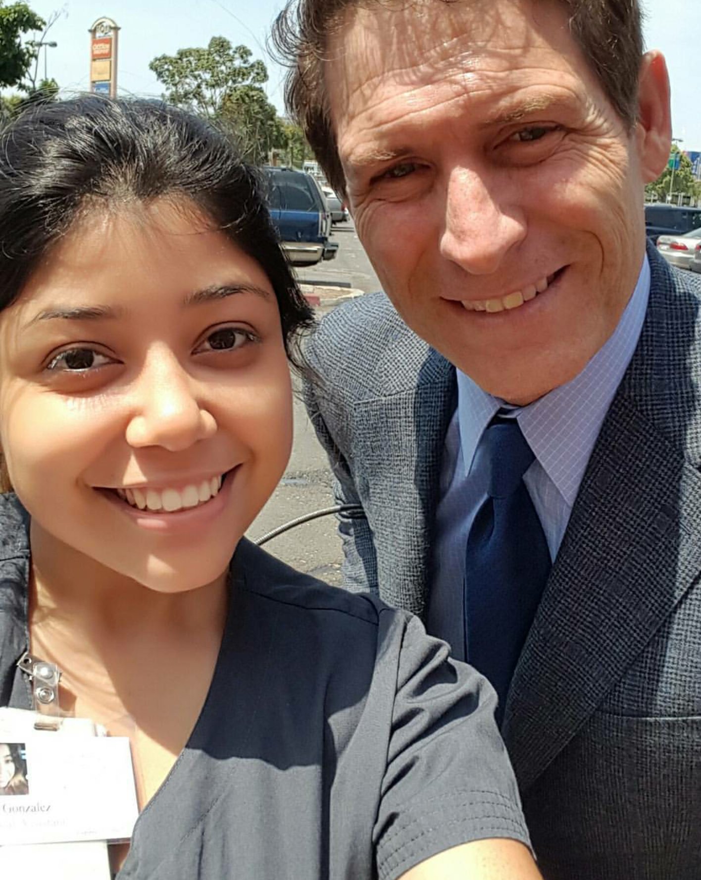 That one time I met Steve Young during my lunch. Happy Birthday to this legend. 