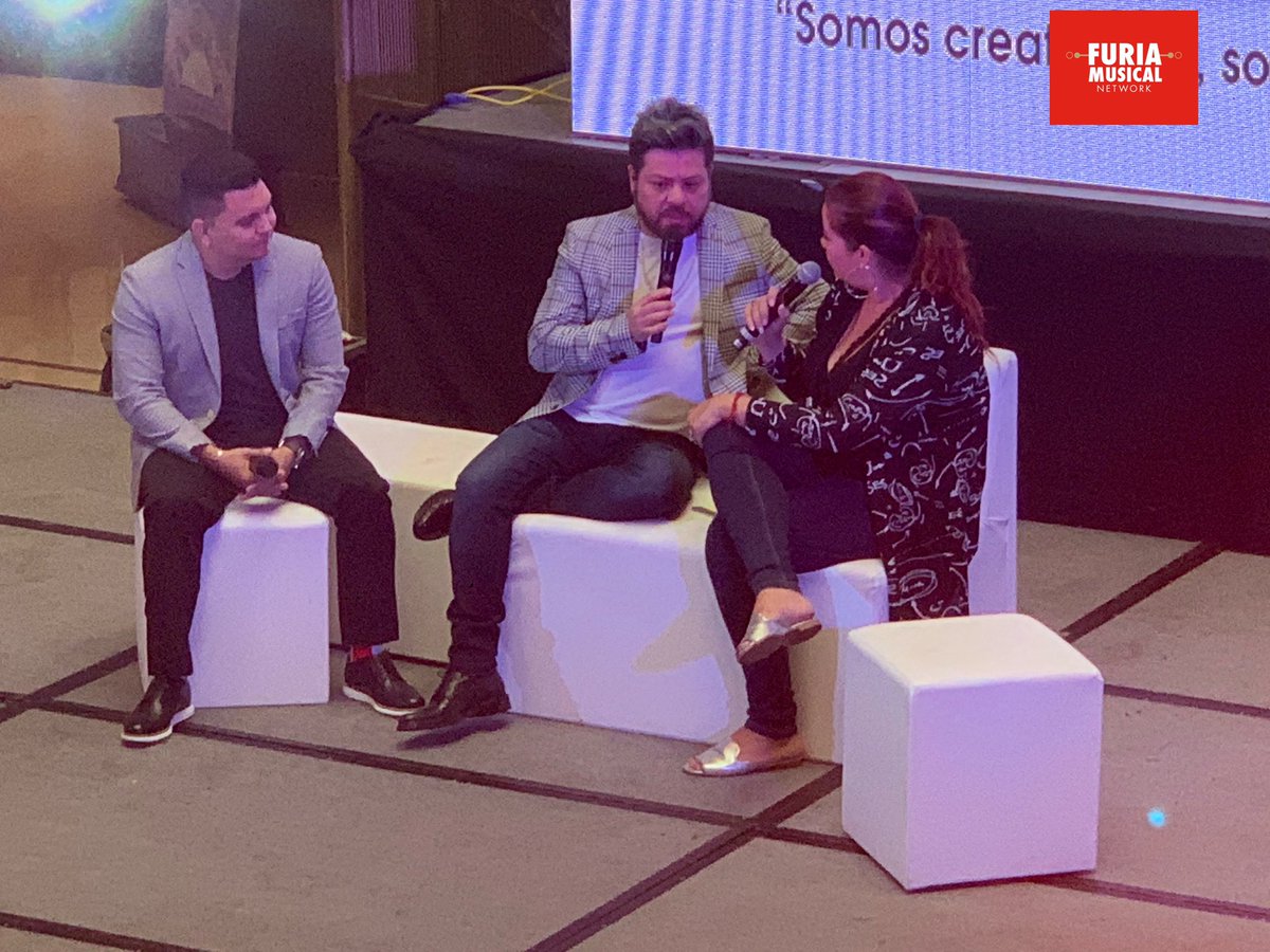 furiaoficial's tweet photo. #ExpoCompositor dos días de convivencia para los nuevos compositores, donde los consagrados comparten sus experiencias y consejos, este año participaron @LaFirmaOficial @horaciopalencia @luciano_luna_ @JoeyMontanaT @teodorobello entre otros. 📸 Jaime Nogales y Ricardo Cristino https://t.co/CYuzYnKmbz