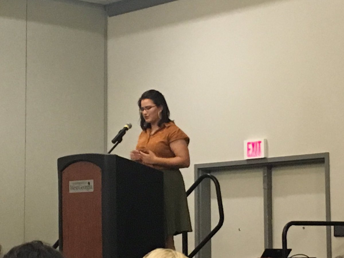 ChsBlogging's tweet photo. IB and AP Literature Students got the chance to participate in the @UnivWestGa COAH Undergraduate research forum today, where three of our IB Seniors presented original research. It was very impressive! https://t.co/viGIymUvZB