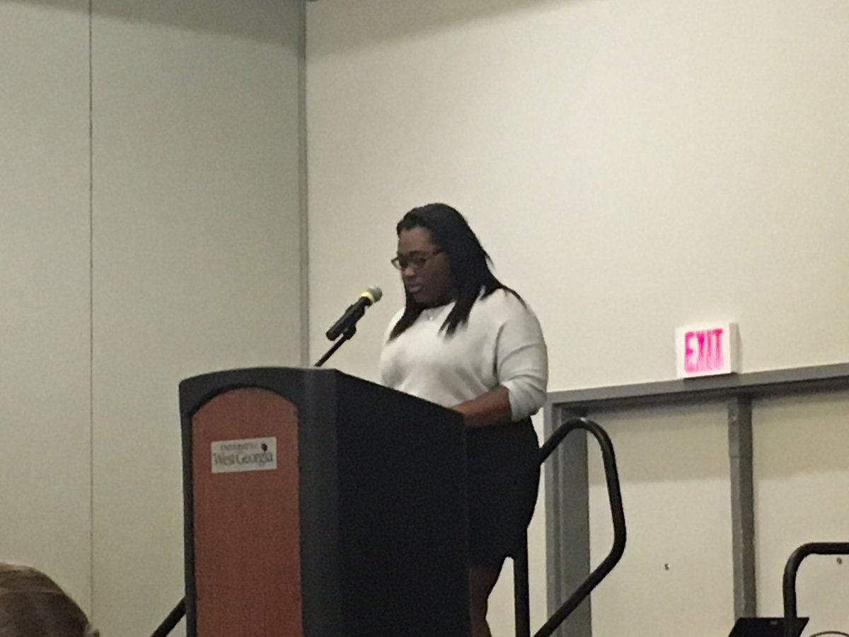 ChsBlogging's tweet photo. IB and AP Literature Students got the chance to participate in the @UnivWestGa COAH Undergraduate research forum today, where three of our IB Seniors presented original research. It was very impressive! https://t.co/viGIymUvZB