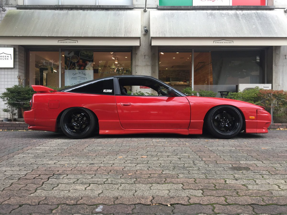 ネギbaruns Sur Twitter 横はやっぱかっこいいなぁ 180sx Nissan Sbcorporation Wellbaruns ポッポ公園 Stance ドリ車