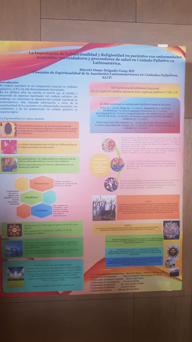 MDelgadoGuay's tweet photo. Spiritual care is a fundamental part of delivering high quality Paliative care. Latin American comission of Spirituality @_ALCP @IAHPC #CPFeSS #hpm https://t.co/6nkRbLLJLX
