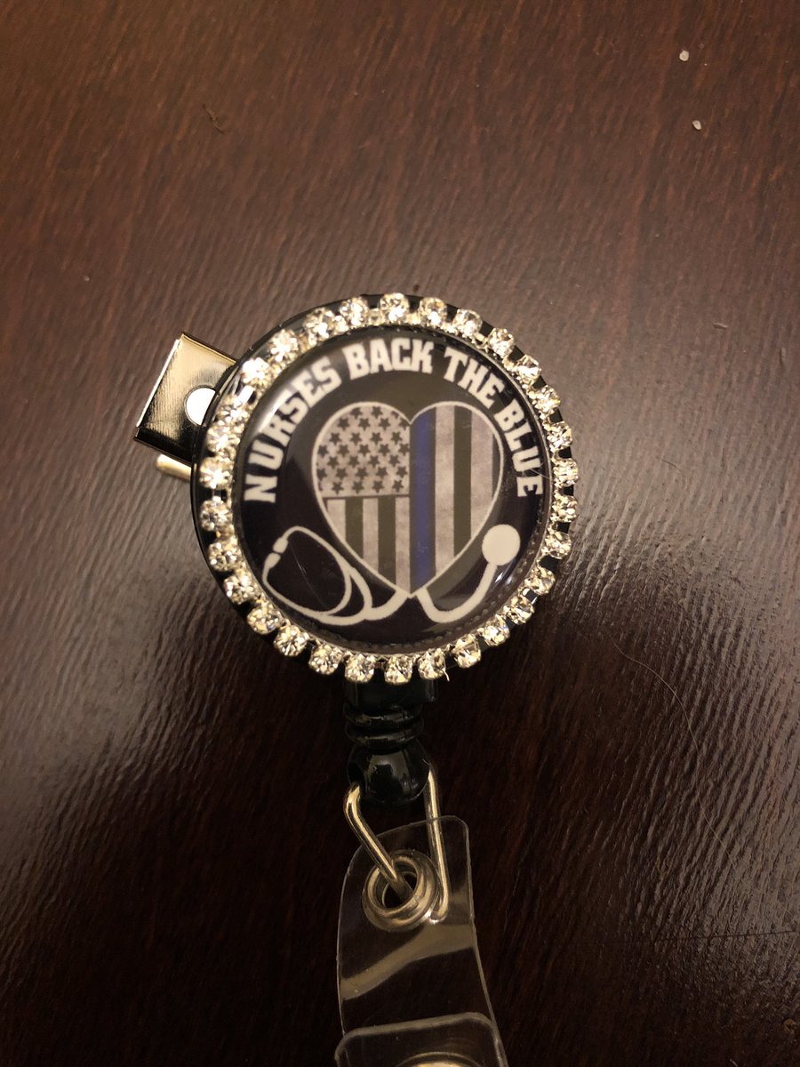 Skye_lynn_mann's tweet photo. New badge holder... #nursesbacktheblue #gotyoursix #GCSO @Craigmyle_Lor @THETimHaynes @D_Kendrick633 @MRudderham629 @Deputy_Scharpf #thisnursehasyourback https://t.co/JYK1hxiFKa