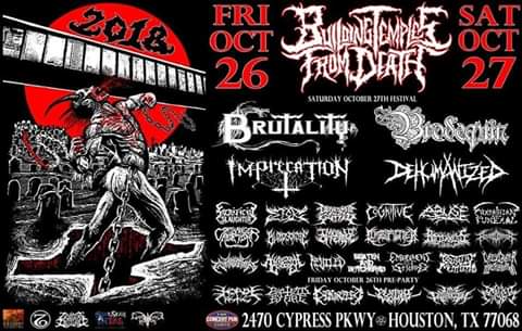 THICKNECKXVIII's tweet image. Little over a week till @ReviledTX hits the stage for the first time as members of #UnmatchedBrutalityRecords and share that same stage with Brodequin. Unreal.