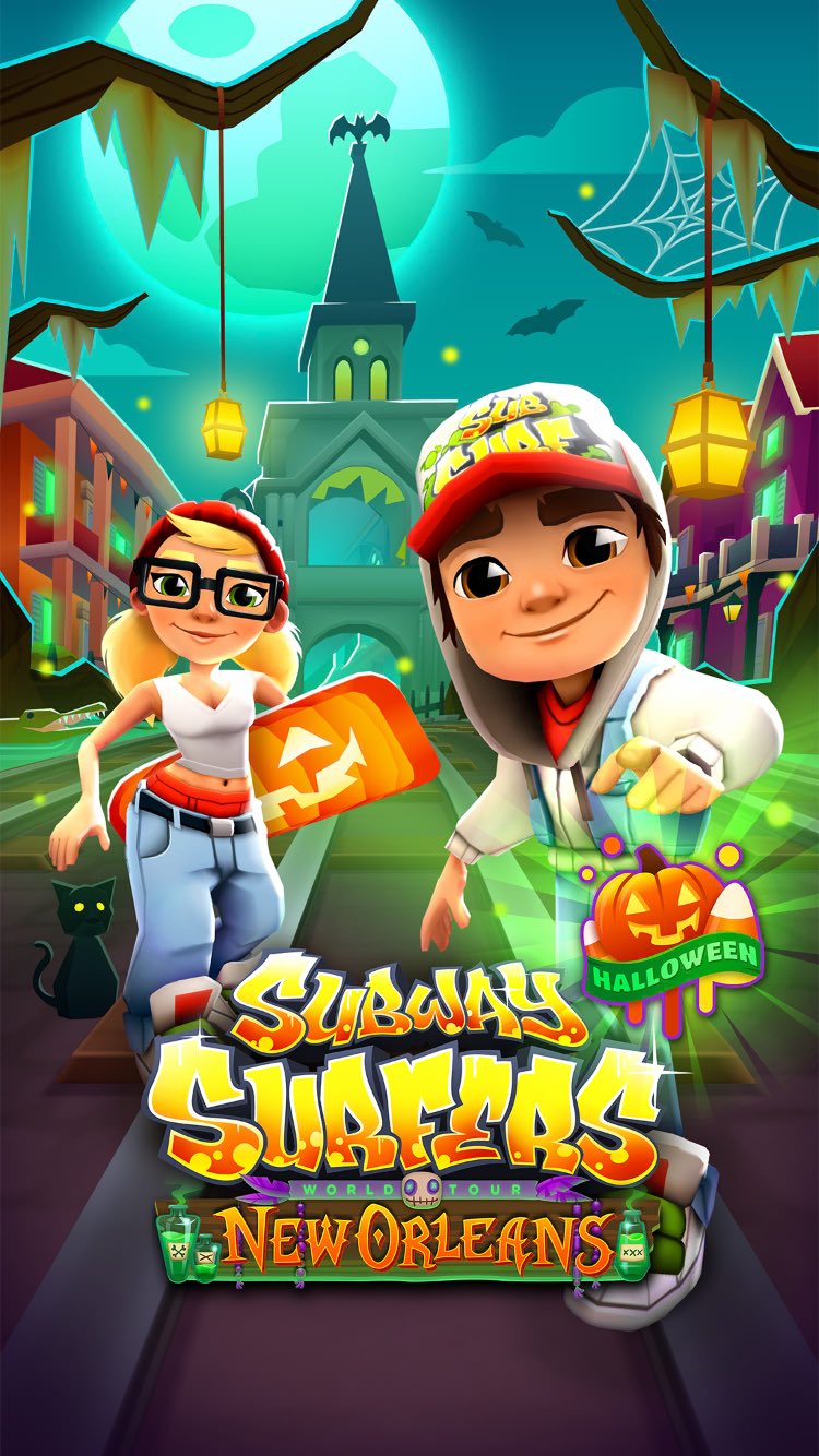📱 (Vertical Video) Subway Surfers New Orleans 2018 - Halloween Edition 👻  