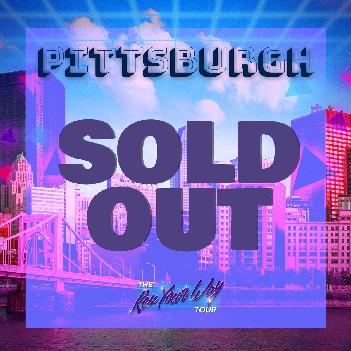 Pittsburgh!! We’re SOLD OUT! Can’t wait to revel with you all Oct 28th at the Hyatt Regency 🤗💜