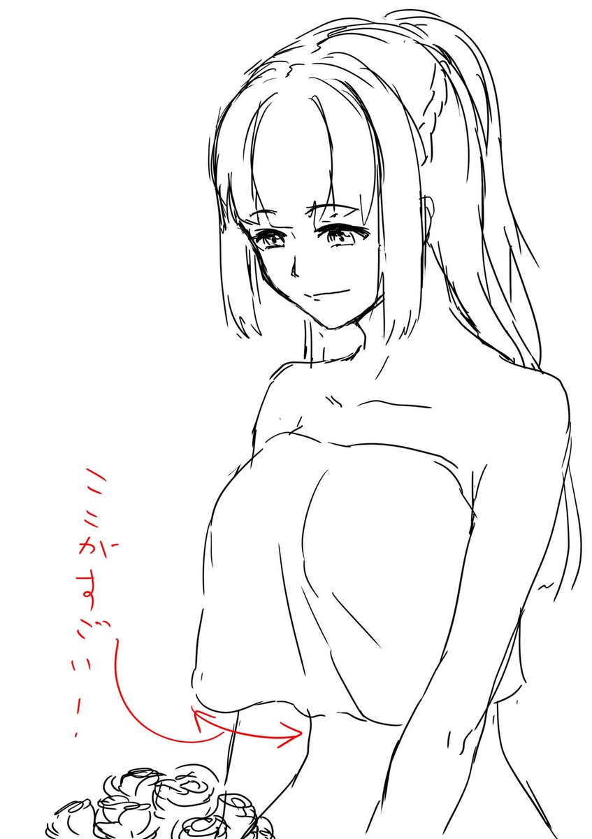 今日仕事で見た人、リアルでこんな感じでおっぱいが凄かったです、はい。 