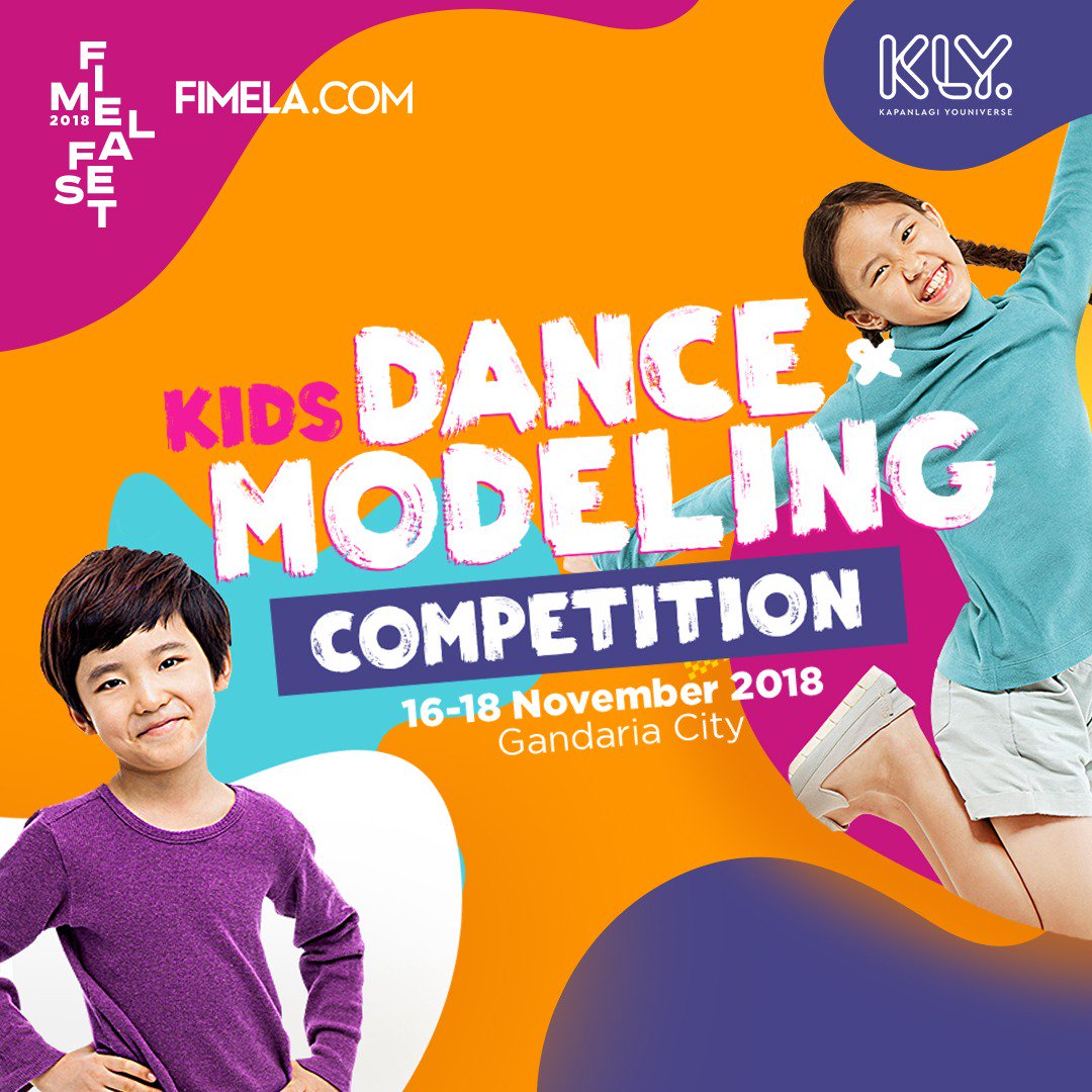 VemaleDotcom's tweet photo. Menyambut #FIMELAFEST2018 kompetisi favorit Kids Dance & Modeling Competition kembali lagi!
.
Pendaftaran ditutup pada tanggal 7 November 2018. Ikuti keseruannya!
Info lebih lanjut klik>>> https://t.co/6357OPUulK
.
#Fimeladotcom #DanceCompetition #ModelingCompetition https://t.co/Xogj3YY6uk