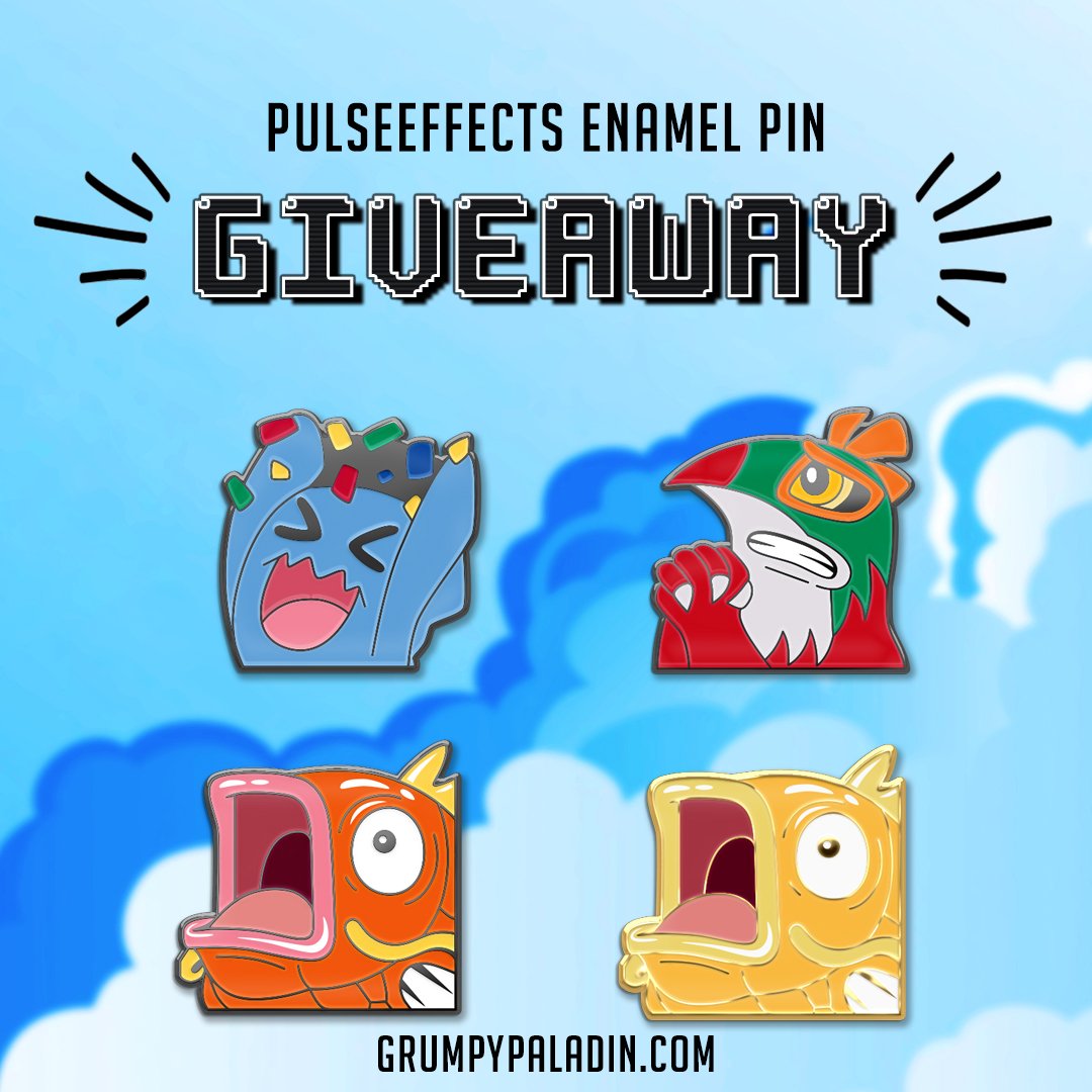 GrumpyPaladin's tweet image. Win your very own @PulseEffects Emote Enamel Pin from Grumpy Paladin! Giveaway is open until 10/18/18 at 11:59 PDT. No purchase necessary.

Visit bit.ly/EmotePinGiveaw… to enter and remember to tag a friend!