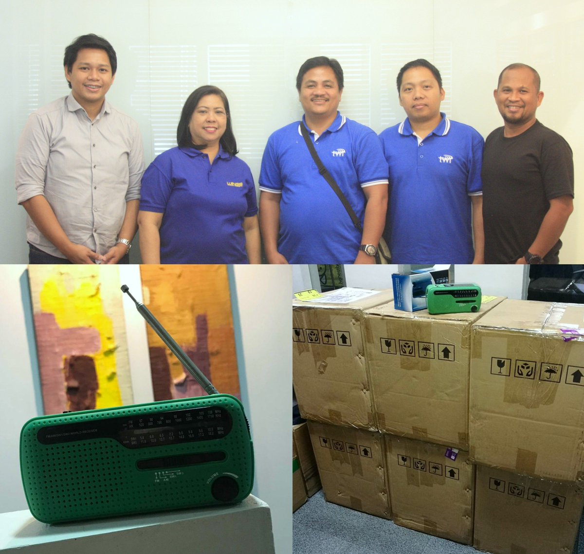 WingsTechPH's tweet image. #WingsTech is proud and grateful to be part of another advocacy, to @TWRPhils thank you!  Truly our RADIO serves more than its purpose, but with a mission. 
A mission to spread the word of God throughout the nation. One radio, at a time.  #EmergencySolarRadio