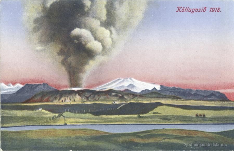 Happy anniversary to Katla, one of our favourite Icelandic volcanos! Today marks exactly 100 years since it last erupted on 12. October 1918, an uncharacteristically long dormancy for a volcano whose average eruption rate over the last millenia is 50 years! 😱 🌋