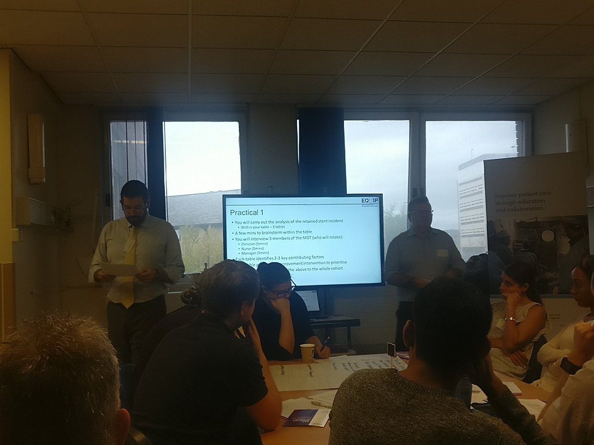 vishhanchanale's tweet photo. QI session @NickSevdalis and James Green : Brainstorming.. Root cause analysis of forgotten stent @UrologyBootCamp #uboot18 @shekharbiyani @JainUrology @andymyatturol @HoorayJane @leedshospitals https://t.co/EKeg950C3X