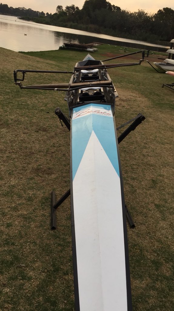 Jeppe_Rowing's tweet photo. THANK YOU to @SA_rowing and @BalwinProp Foundation for the generous donation of a coxless pair to @Jeppe_Rowing. The @jeppeboys can’t wait to get it out on the water!! #BlackWhiteGold #FND #ROWSA https://t.co/95yUKLSroo
