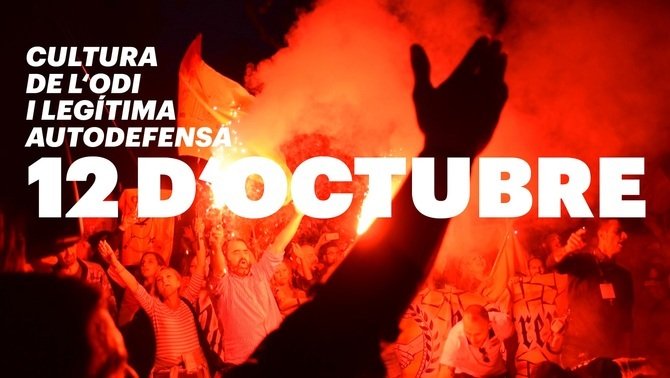 12 d'Octubre, #resacelebrar. Avui, com qualsevol dia laborable, obrim la paradeta i compartim amb vosaltres en obert el projecte 12O, Cultura de l'Odi i Legítima Autodefensa. #CulturaDeLOdi

En català ▶️ 
vimeo.com/241016011
En castellà ▶️ vimeo.com/243130212