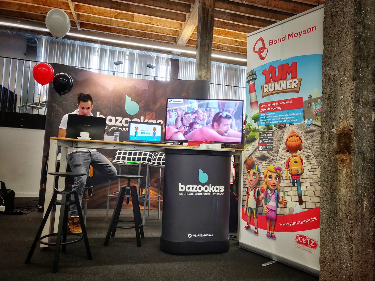 Attending the Internship fair <a href="/howestDAE/">HowestDAE</a>. Looking forward to meet interesting young potentials #unity3D #gameartists #careerfair #students