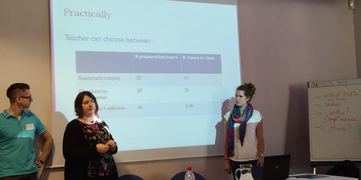 EcoleAura's tweet photo. Last day de la semaine @Erasmuscokleeco ! Professeurs et entreprises montent ensemble des actions école entreprise ! #actionconnexion #entreprise #education #actionecoleentreprise https://t.co/JSlfLuFxSi