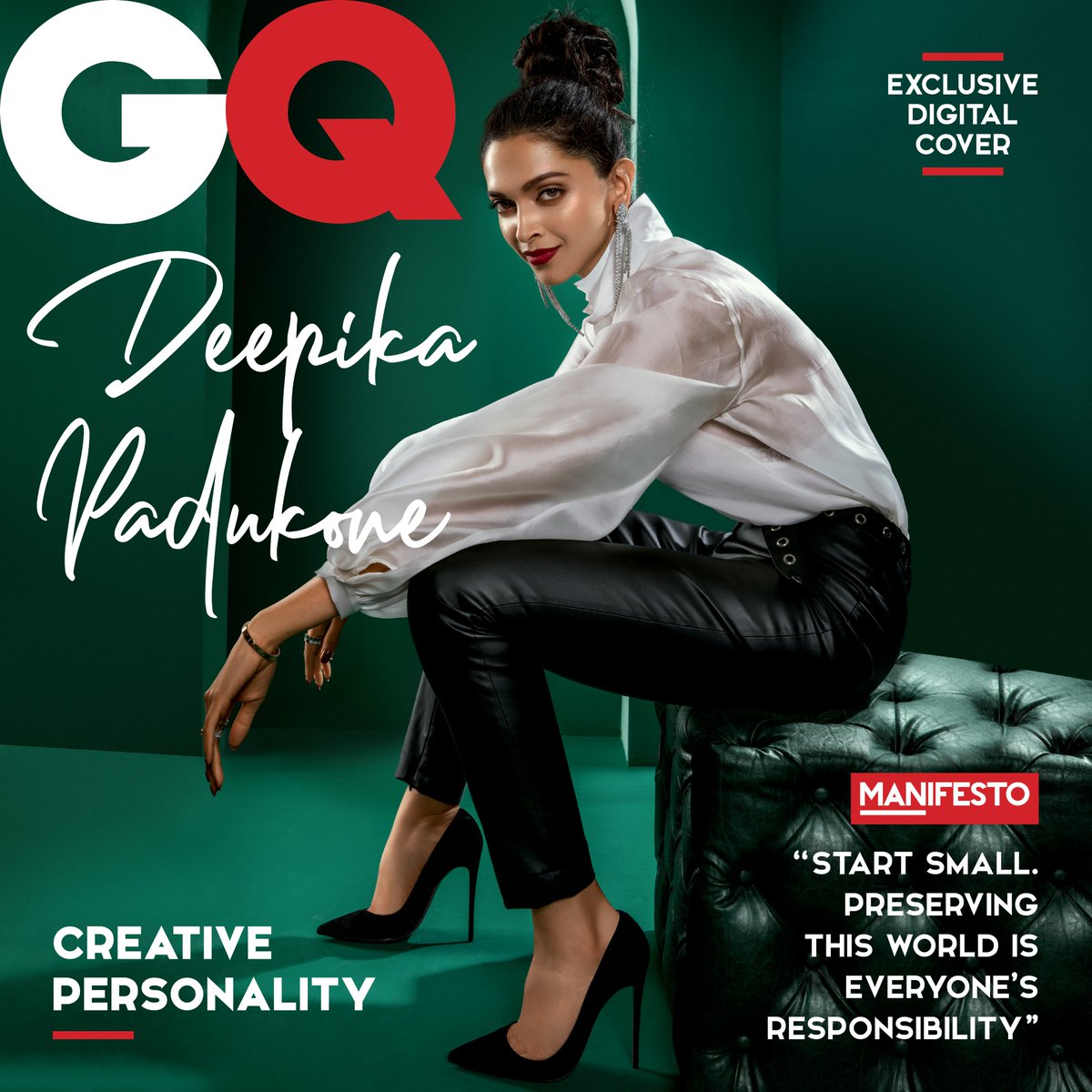 gqindia's tweet photo. Exclusive Digital Cover: An actor par excellence and a consummate humanitarian, our Creative Personality @deepikapadukone mainstreamed the conversation around mental health issues like depression. You’ll find her in this month’s issue, out NOW. Photo: @Errikos_Andreou https://t.co/0m90K5kKon
