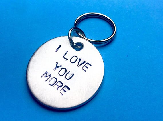 NoraBeeBee's tweet photo. LOVE YOU MORE #LOVEYOUMORE @beesgiftideas on instagram. #keychain #keyrings #accessories #mengifts #giftsformen #boyfriendgift #giftforhim #giftforboyfriend #anniversary #anniversarygifts #weddinganniversary #husbandgift #forhubby #giftfinds #etsyfinds https://t.co/anXgvDYvNB https://t.co/YIvUIqiz2D