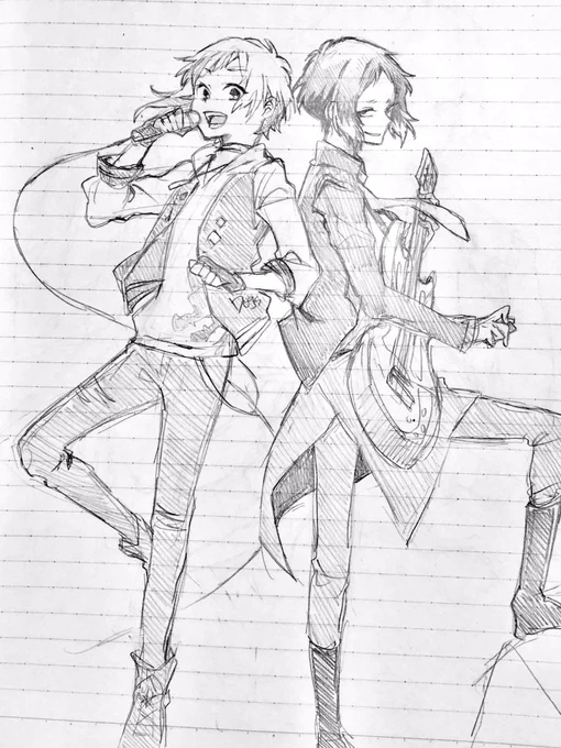 構図が既視感あり過ぎてボツったんだけどがれさんのお顔良く描けた気がするので供養しときまふ🙏
いつか気が向いたら色塗りたい… 