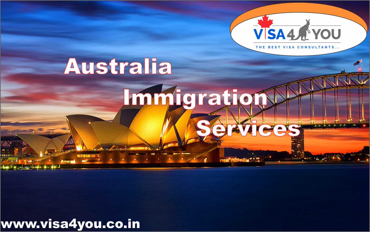 For all your #AustraliaImmigration queries. #VISA4YOU is at your service. Hire best #Visa & #ImmigrationExpert for your #Immigration.
For more information Please visit:
visa4you.co.in 
WA - westernacademy.co.in 
9503105563/9503105564