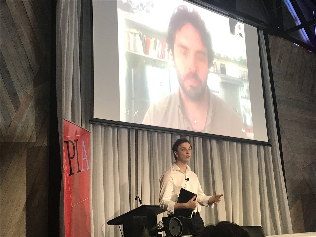LauraMPlanner's tweet photo. Amazing job Hugh Utting VYP Convenor interviewing @damongameau at #2018PIASymposium @pia_planning https://t.co/1BWg5h5HAW