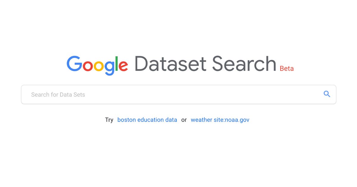 sejournal's tweet photo. Google launches a new type of search engine designed specifically around helping people find data via @mattgsouthern. 👊 https://t.co/uGlThymOKb #SEO https://t.co/pdgjkE8XbB