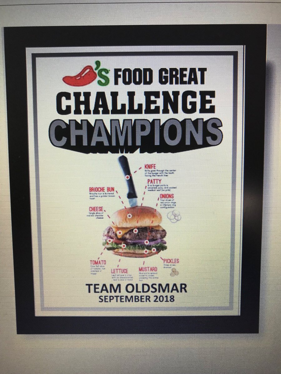 Dan Burbee (@danburbee) on Twitter photo Congratulations <a href="/Chilis/">Chili's Grill & Bar</a> Oldsmar on your Food Great Scores...Well Done!!👏🏻👏🏻👏🏻#BurgersRibsFajitasRitas 🌶s❤️#ChilisLove Congratulations <a href="/Chilis/">Chili's Grill & Bar</a> Oldsmar on your Food Great Scores...Well Done!!👏🏻👏🏻👏🏻#BurgersRibsFajitasRitas 🌶s❤️#ChilisLove