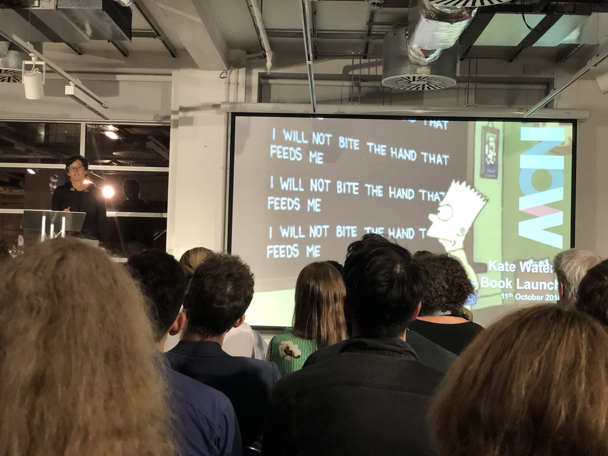 ChrisPenrose's tweet photo. Kate Waters of Now ad agency presenting at #eatyourgreens book launch, Foyles London.  Great presentation on distinctive brand assets &amp; call for creatives to practice imaginative repetition. https://t.co/JeJ6fNzrss