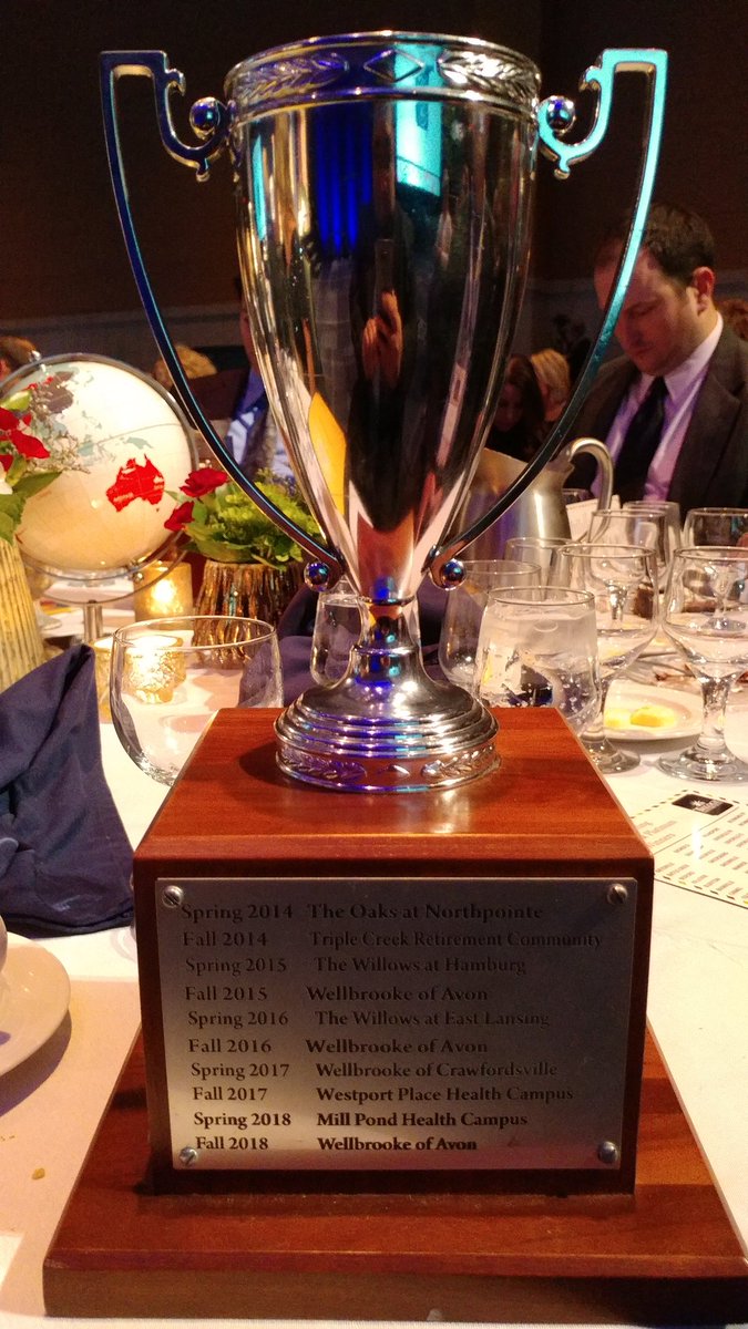 DadofHalfers's tweet photo. Servant Leadership is the key to success.  Build the people, people build the organization.  WellBrooke of Avon received the most improved trophy tonight!  This award is because of the people who serve! #DestinationBHCM https://t.co/x73BPSj9mj