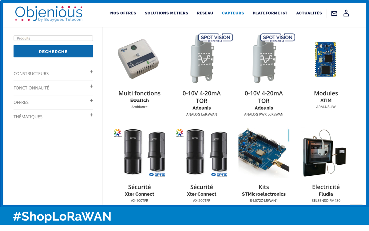 ewattch's tweet photo. Retrouvez nos capteurs #LoRaWAN sur le catalogue en ligne @Objenious !
Pour en savoir plus, cliquez sur le lien: https://t.co/jNvzLLQBZm
#ShopLoRaWAN #Objenious #IoT #RevolutionIoT #Ewattch #connectedsensor #LoRaTechnology #capteursconnectés #LoRa https://t.co/ZDem2d760X