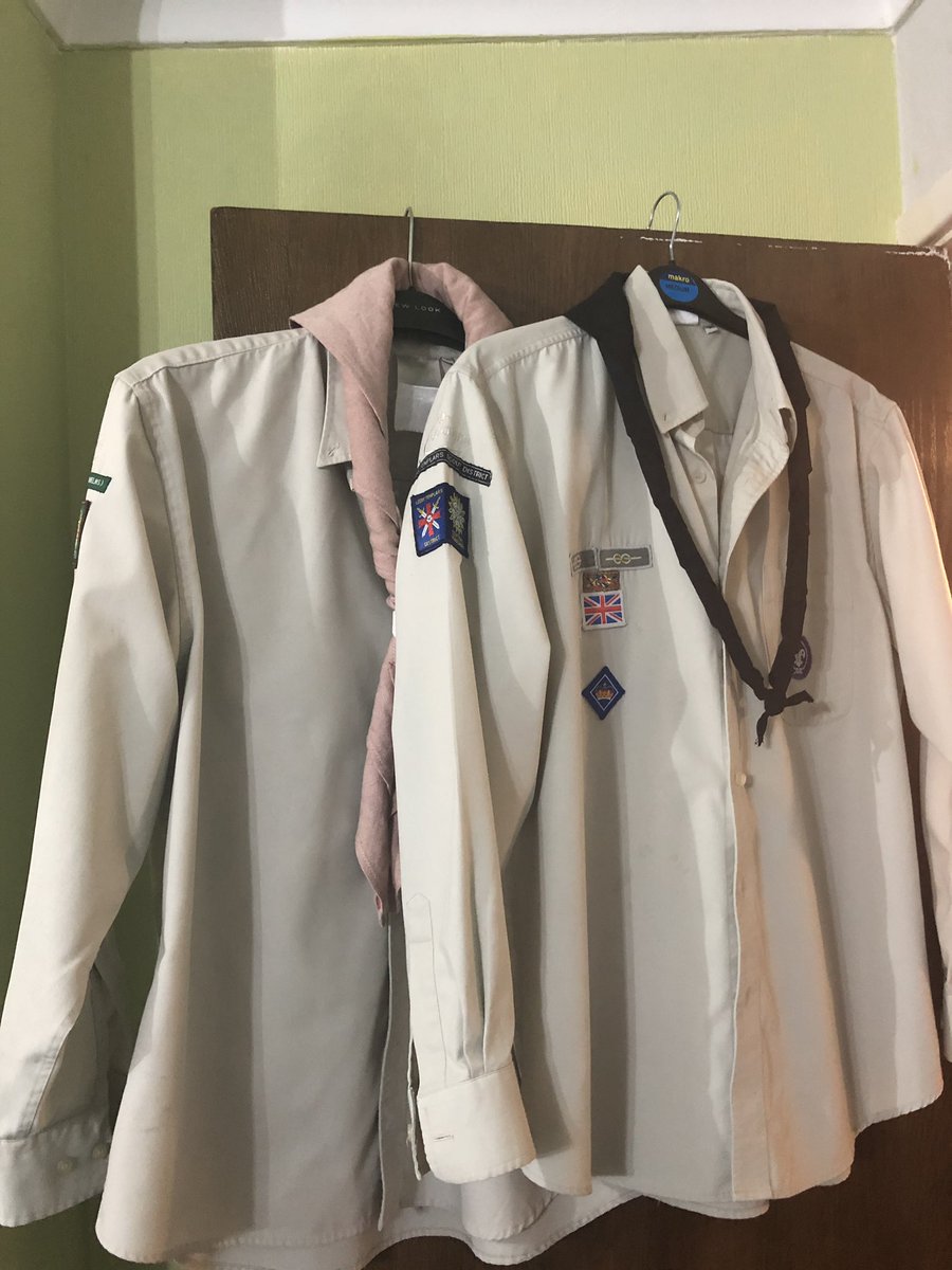7am. Two scout uniforms ironed and pressed on prep for <a href="/leedstemplars/">Leeds Templars</a> celebration evening tonight! :)