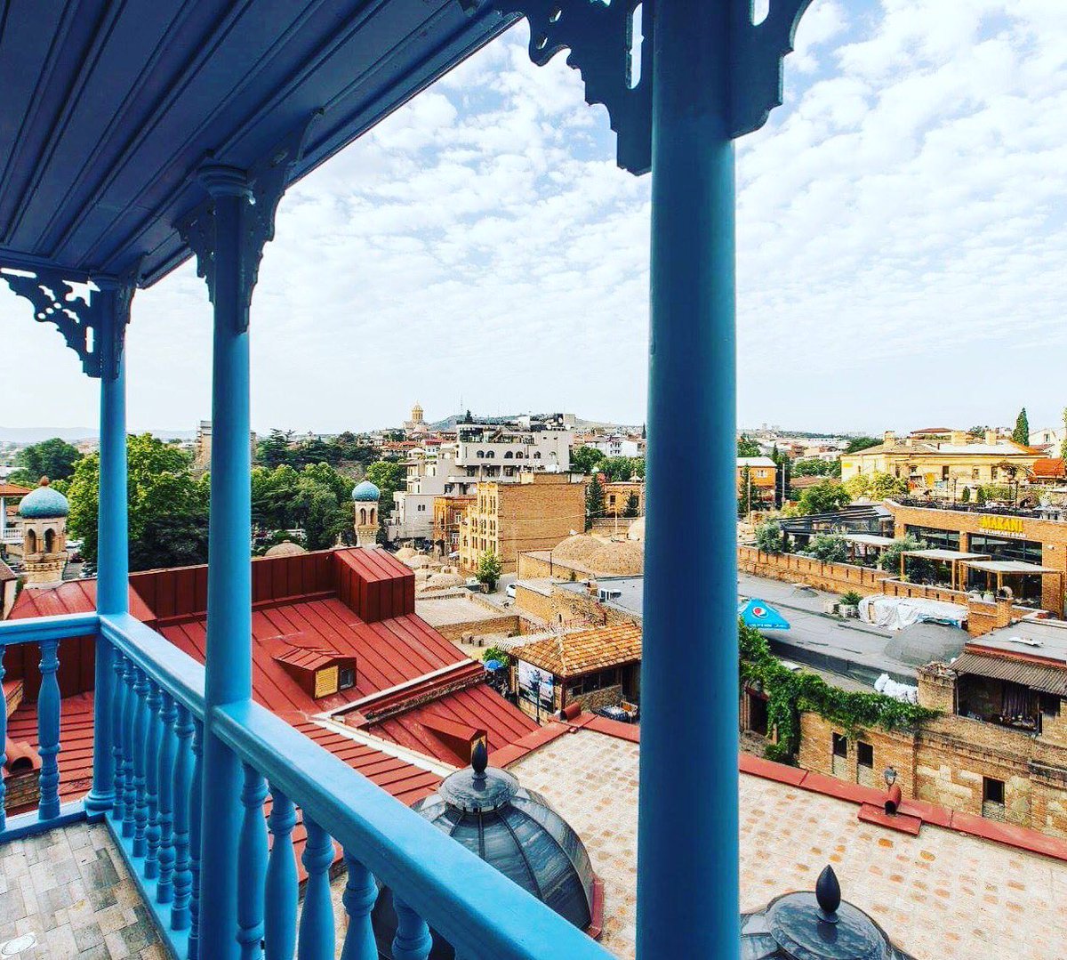 Good Morning World!
Enjoy magical view from our Superior Room @HKhokhobi 

#beautifulday #Tbilisi #travelling #amazing #view #balcony #hotel #oldcity #vacations #travelwithstyle #tripadvisor #BucketList #exploretbilisi #traveltogeorgia #Abanotubani #sulphurbaths #besthotel