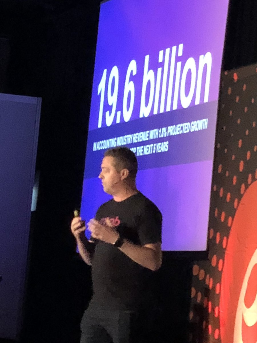 Leanne_Berry's tweet photo. @amandagore_joy @simon_j_dennis from @MYOB is already talking about #joyspots in bookkeeping at #TheBookkeeperEvent https://t.co/tDvUJeKI6n