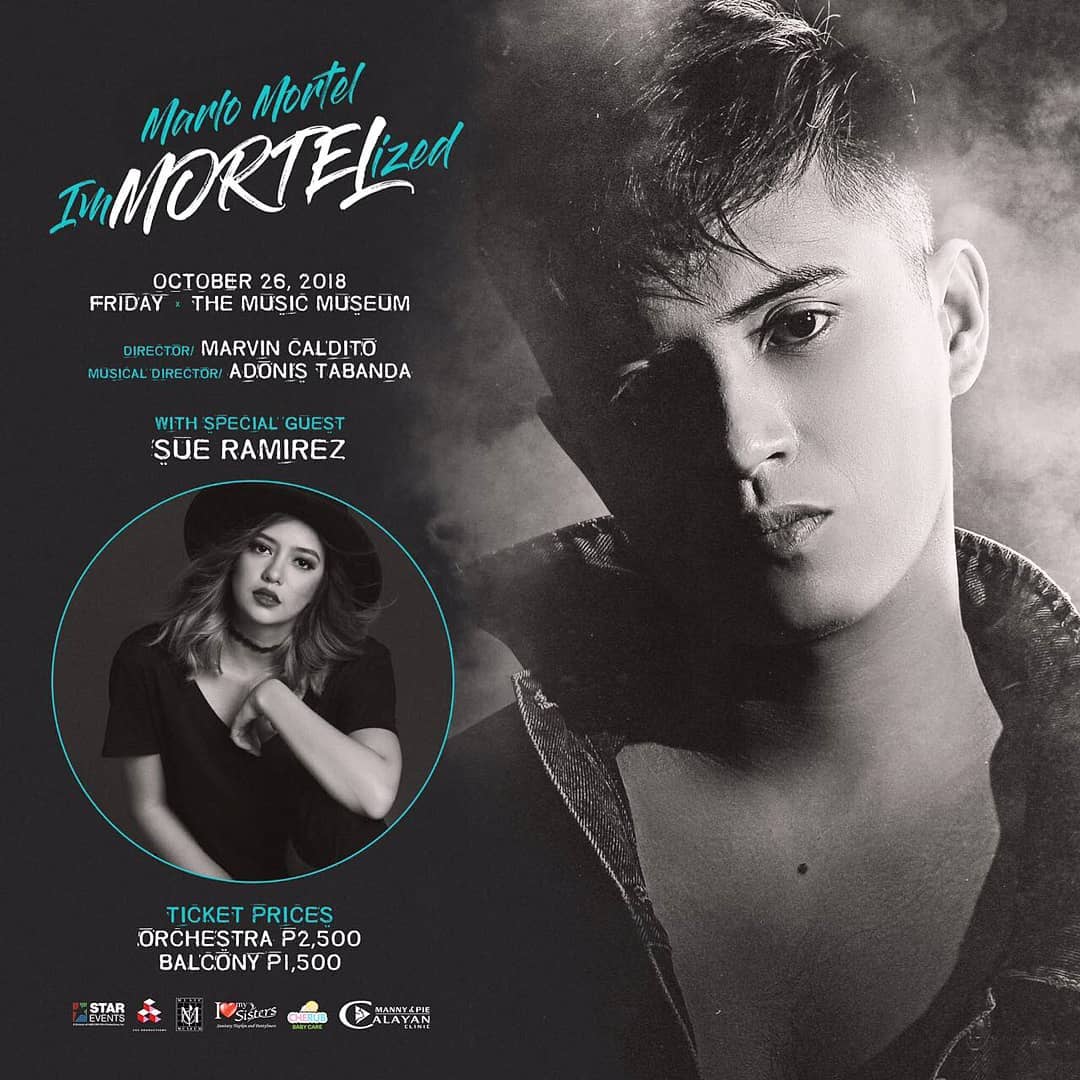 SueNaticsDavao's tweet photo. Repost @marlo_mortel Happy to reveal my first special guest, @sueanna_dodd ! From FPJ's ang Probinsyano, we're heading to the concert stage with a special number for you guys! Witness it exclusively on October 26 at the Music Museum. #ImMORTELized https://t.co/qiQFGsZtmX